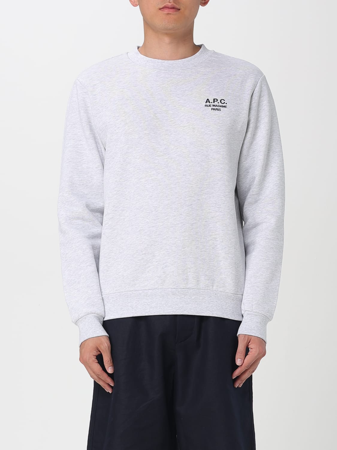 A.P.C. SWEATSHIRT: Sweatshirt men A.P.C., Grey - Img 1