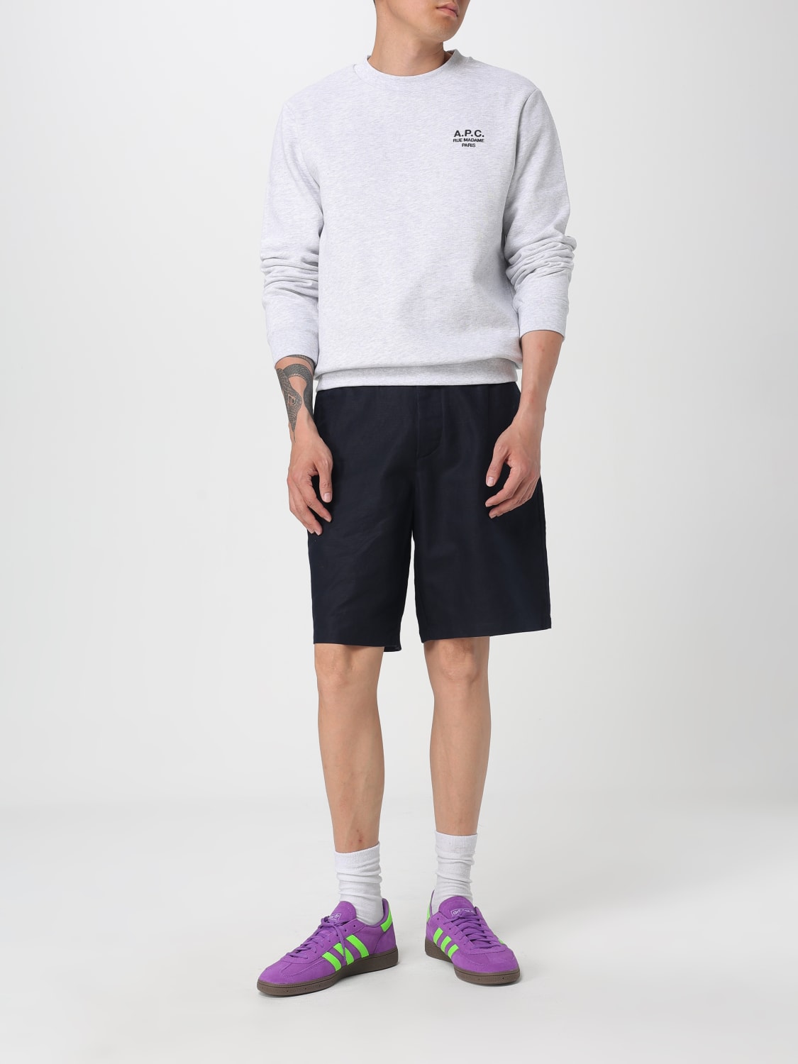 A.P.C. SWEATSHIRT: Sweatshirt men A.P.C., Grey - Img 2