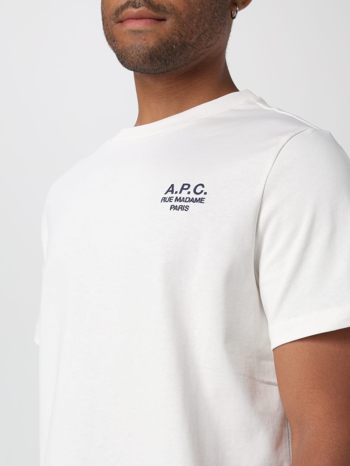 A.P.C. CAMISETA: Camiseta hombre A.P.C., Blanco - Img 3