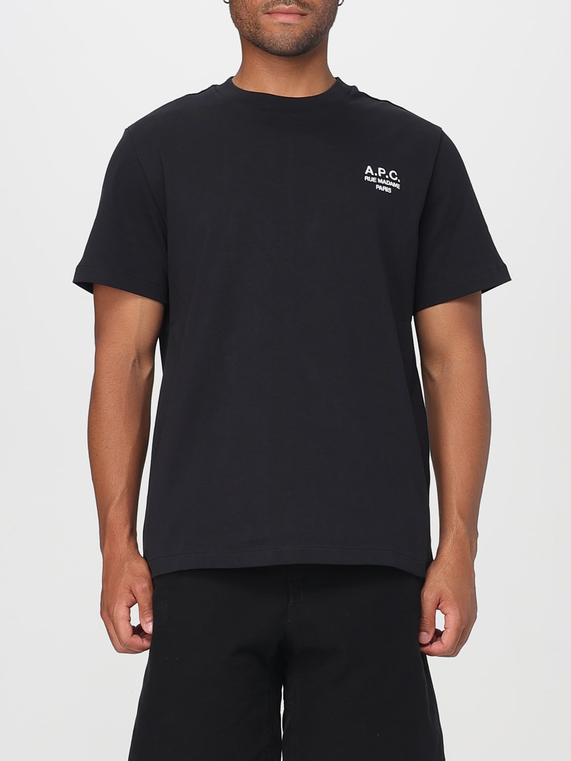 A.P.C. T-SHIRT: T-shirt men A.P.C., Black - Img 1