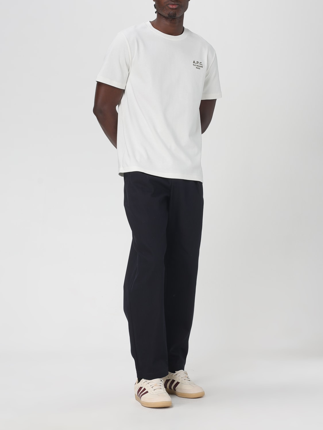 A.P.C. T-SHIRT: T-shirt herren A.P.C., Weiss 1 - Img 2