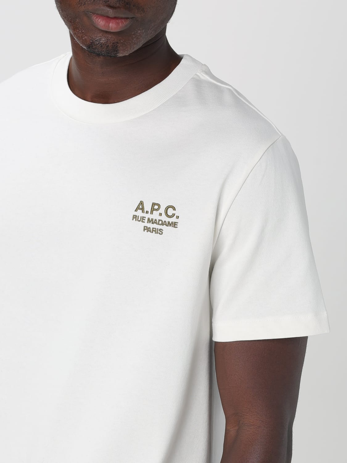 A.P.C. T-SHIRT: T-shirt herren A.P.C., Weiss 1 - Img 4