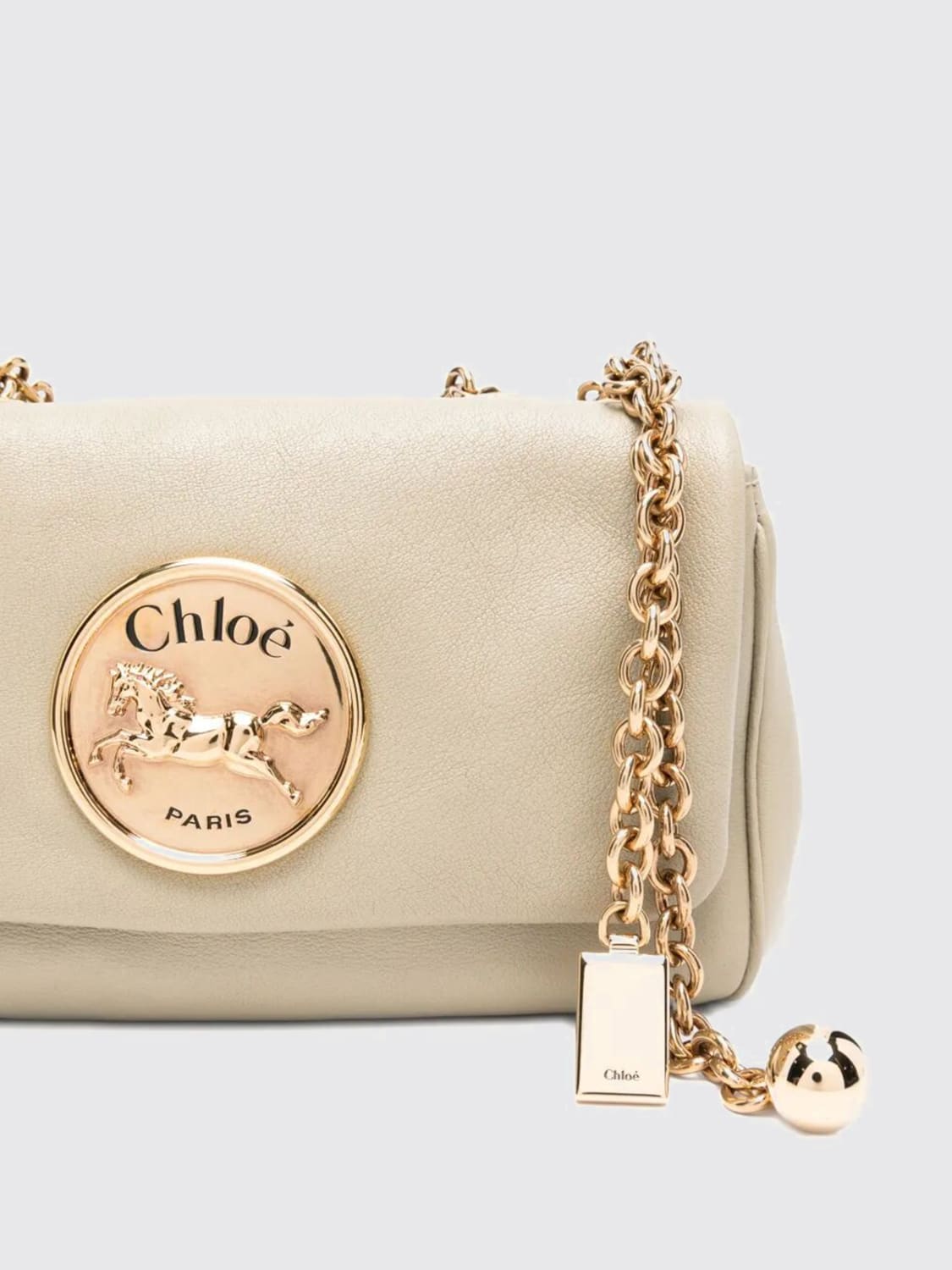 CHLOÉ MINI BAG: Shoulder bag woman ChloÉ, Beige - Img 4
