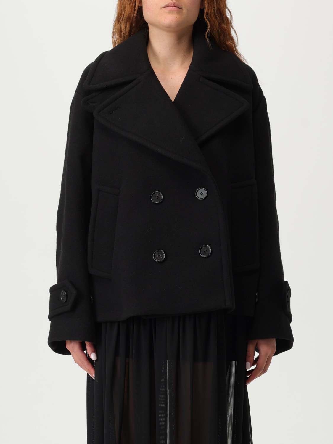 CHLOÉ COAT: Coat woman ChloÉ, Black - Img 1