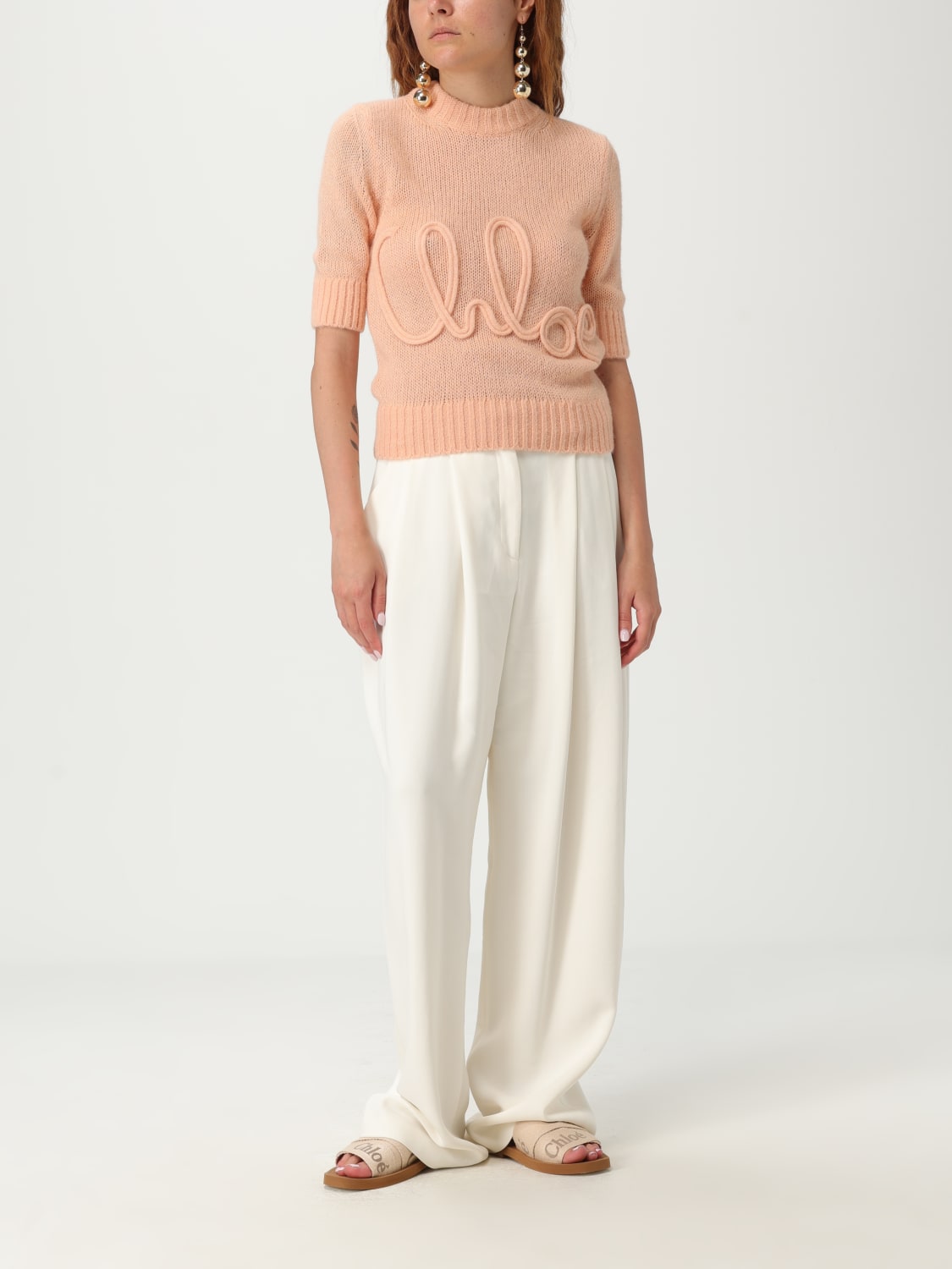 CHLOÉ PULL: Pull femme ChloÉ, Pêche - Img 2