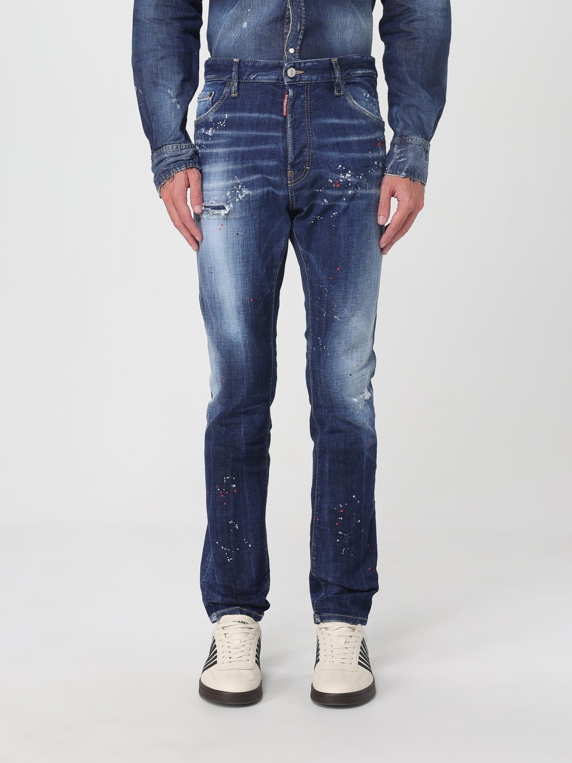 DSQUARED2 JEANS: Jeans men Dsquared2, Navy - Img 1