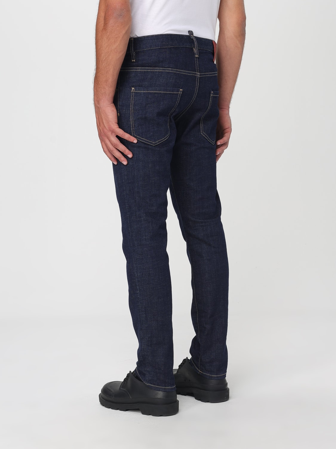 DSQUARED2 JEANS: Jeans men Dsquared2, Navy - Img 2