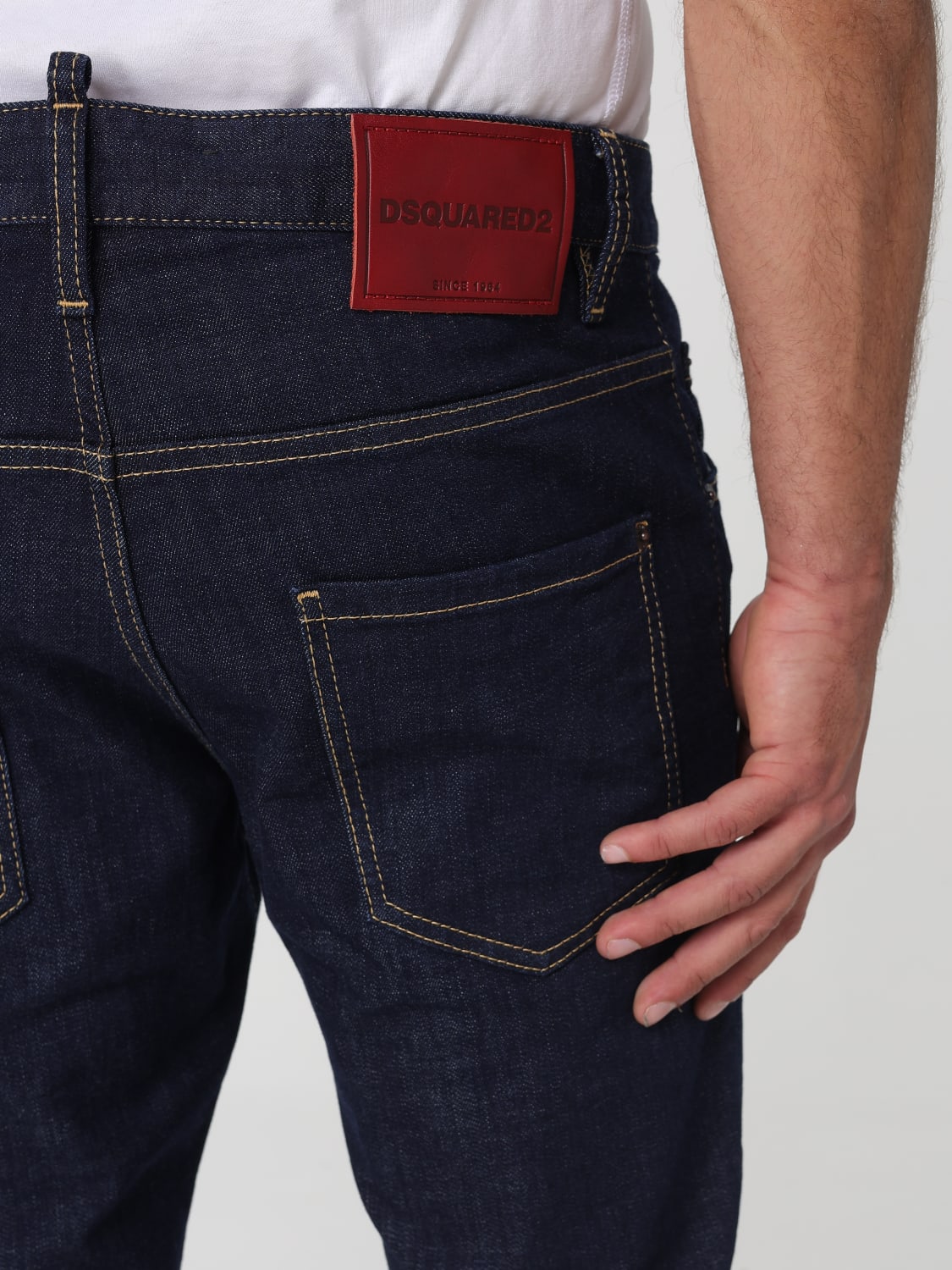 DSQUARED2 JEANS: Jeans men Dsquared2, Navy - Img 3