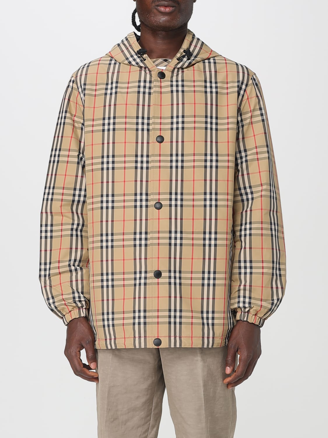 BURBERRY JACKE: Jacke herren Burberry, Beige - Img 1