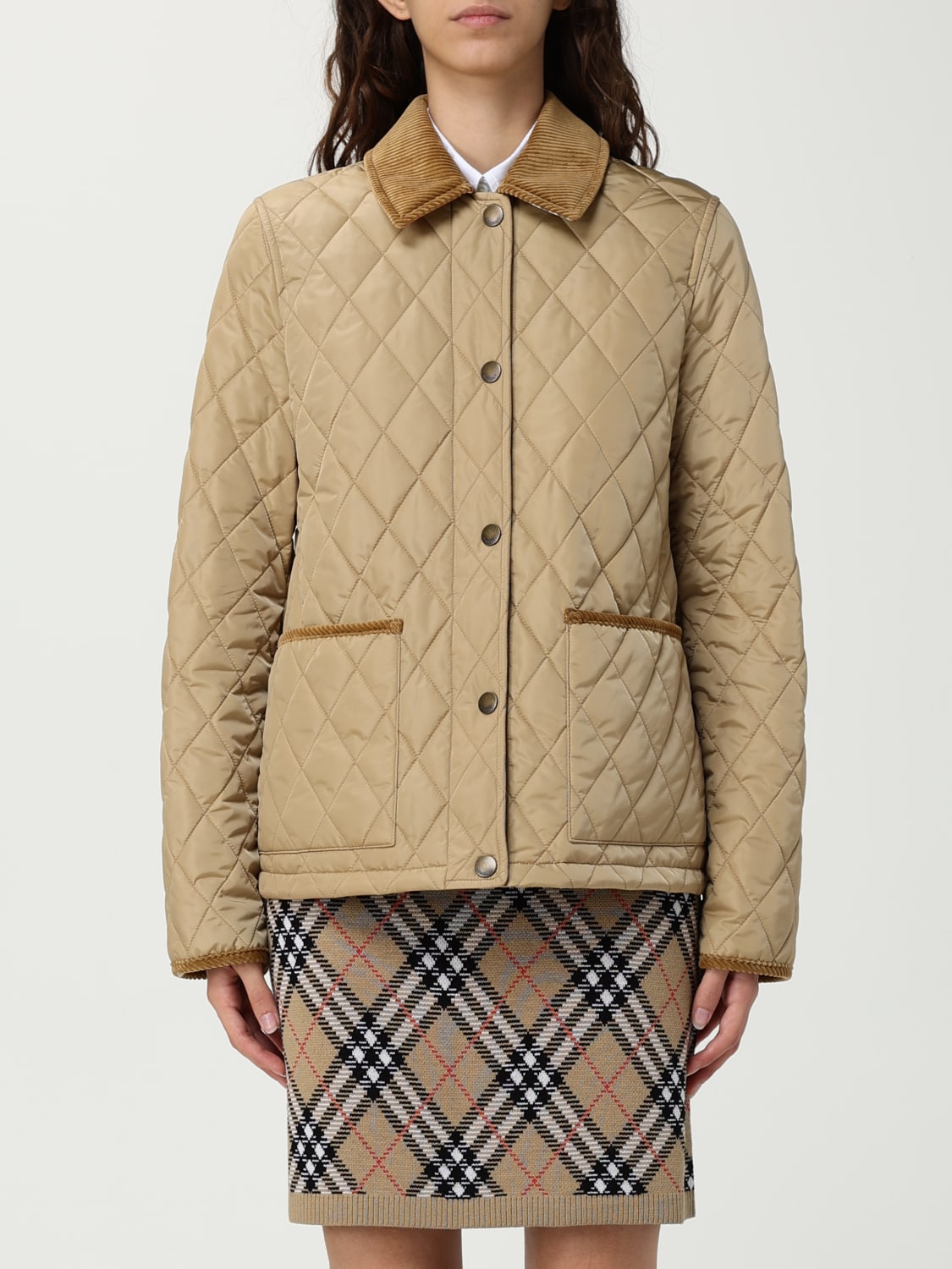 ジャケット BURBERRY Woman Jacket White 8107511 BURBERRY: Jacket woman - White | Burberry jacket 8107511