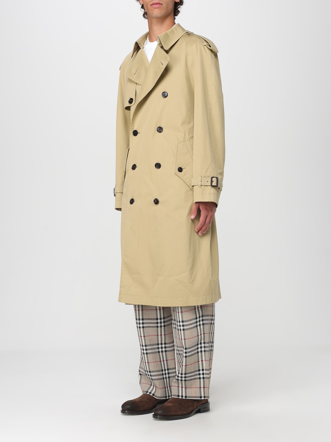 BURBERRY JACKET: Jacket men Burberry, Beige - Img 4