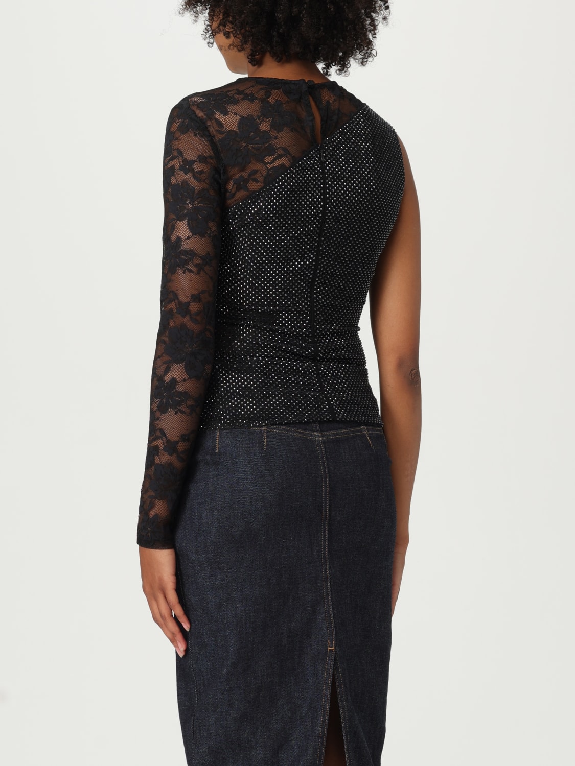 SELF-PORTRAIT TOP: Top woman Self-portrait, Black - Img 2