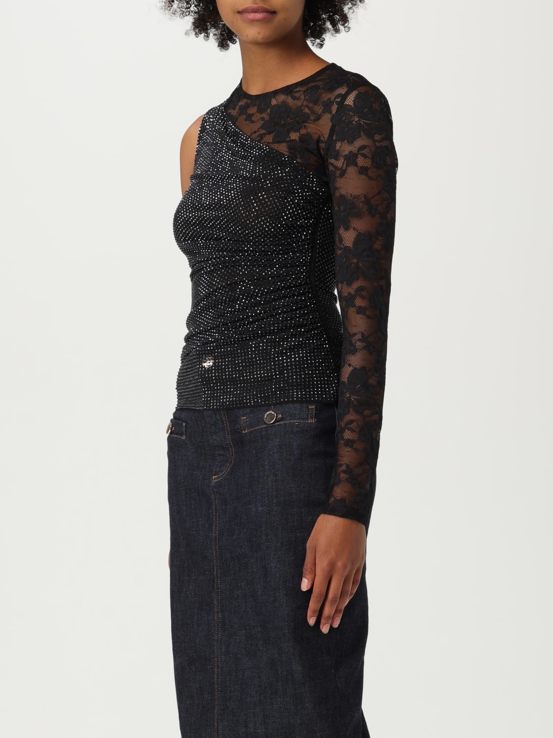 SELF-PORTRAIT TOP: Top woman Self-portrait, Black - Img 3