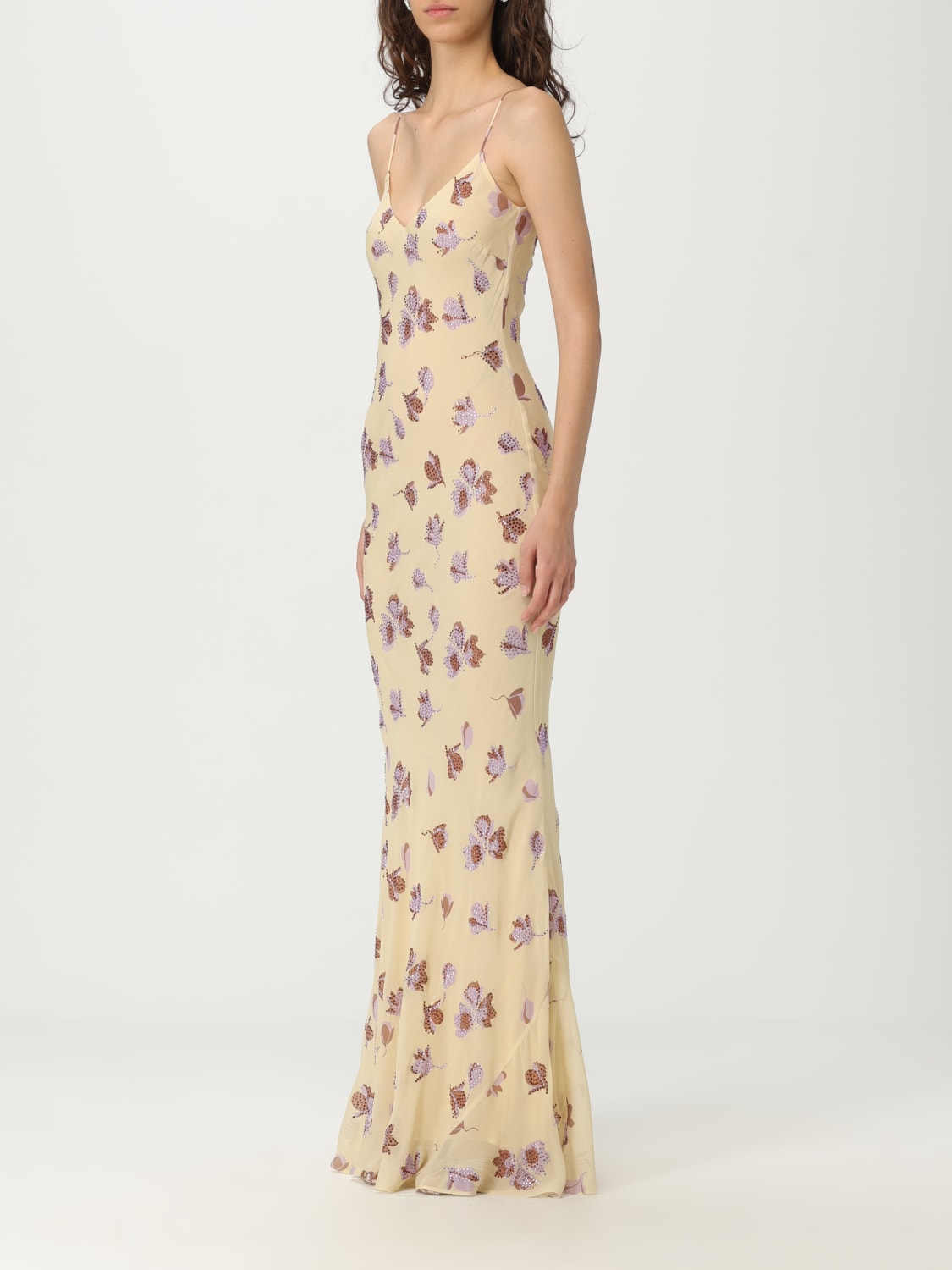 SELF-PORTRAIT KLEID: Kleider damen Self-portrait, Gelb - Img 3