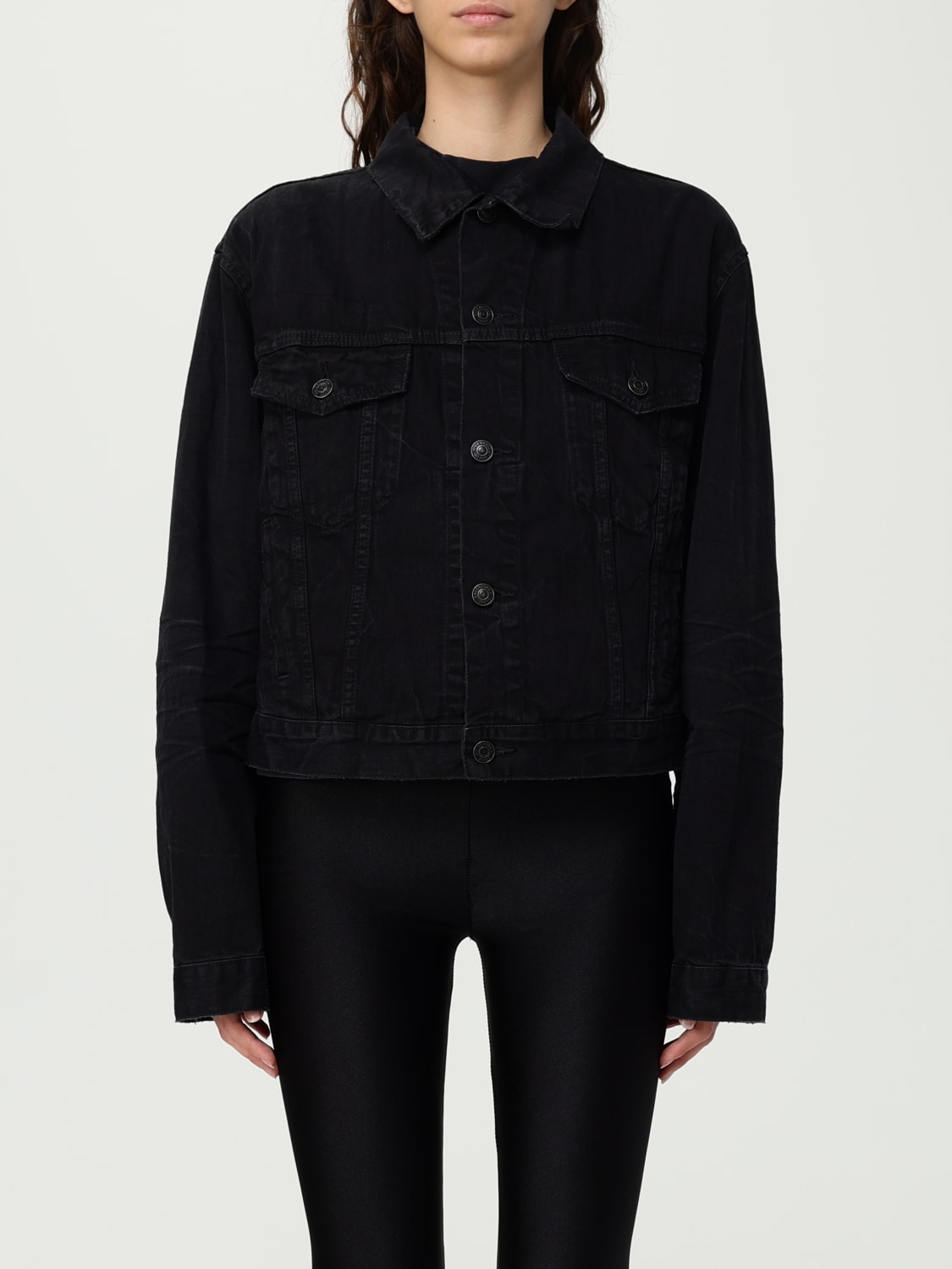 BALENCIAGA: Jacket woman - Black | Balenciaga jacket