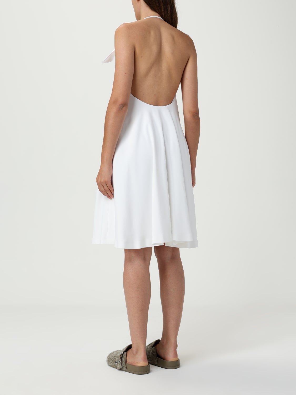 ワンピース LOEWE DRESS (S359Y09XH4 WHITE) Flamenco dress in stretch viscose White - LOEWE