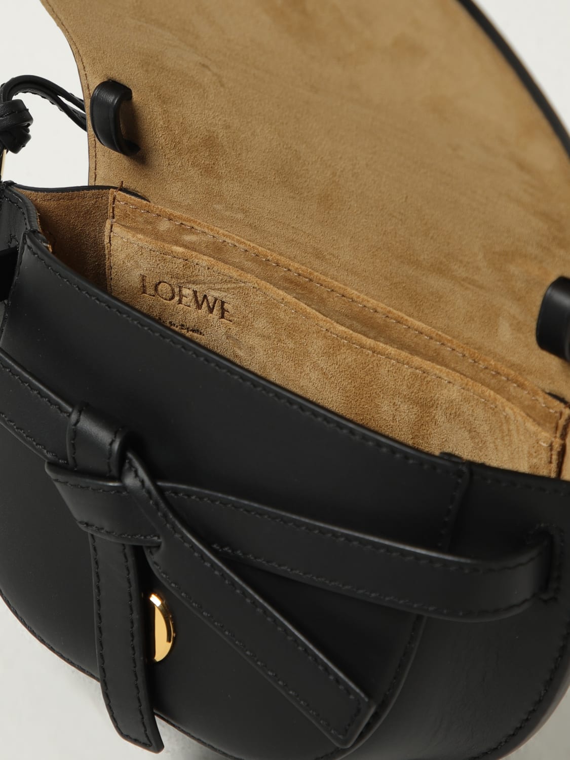 LOEWE: Shoulder bag woman - Black | Loewe belt bag