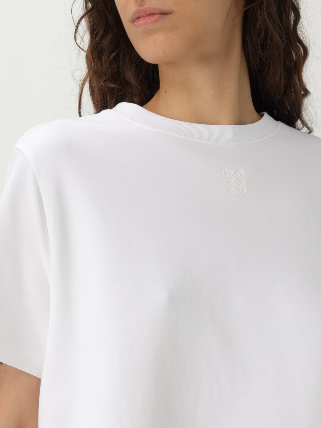 Tシャツ・カットソー LOEWE Woman T-Shirt White S540Y22X71 2100 LOEWE: T-shirt woman - White | Loewe t-shirt S540Y22X71