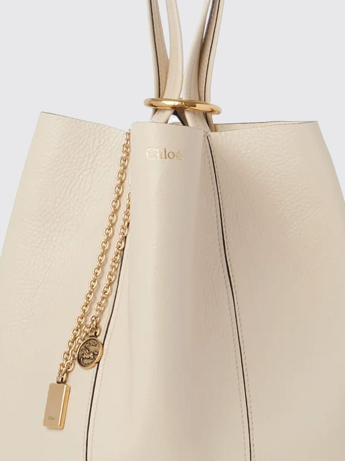 CHLOÉ BOLSO DE HOMBRO: Bolso de mano mujer ChloÉ, Beige - Img 4