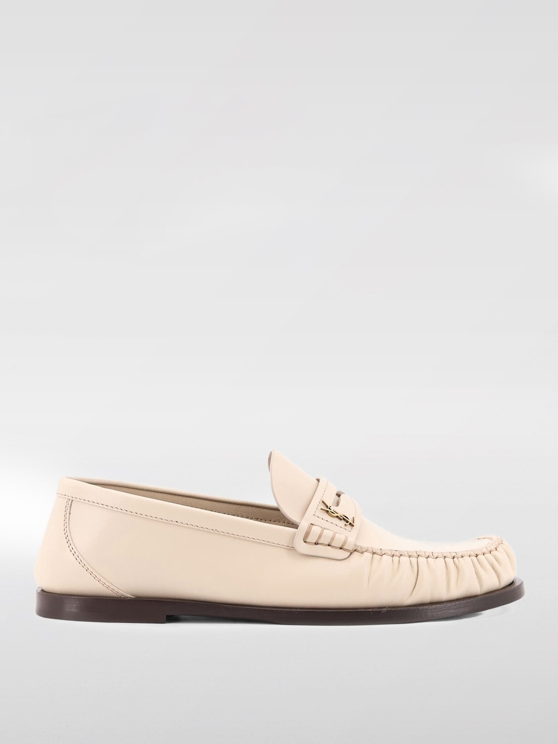 SAINT LAURENT MOKASSINS: Mokassins damen Saint Laurent, Weiß - Img 1