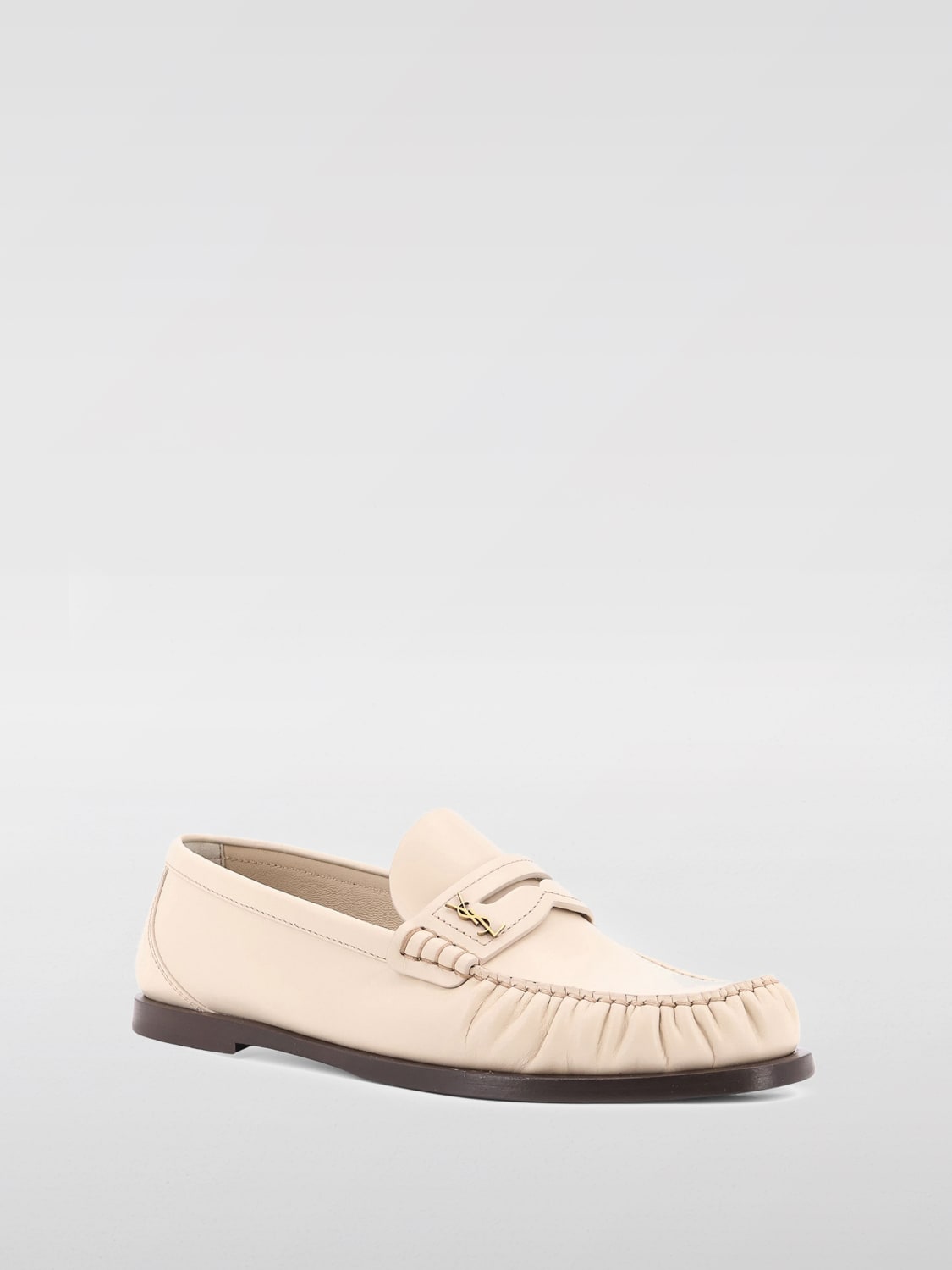 SAINT LAURENT MOKASSINS: Mokassins damen Saint Laurent, Weiß - Img 2