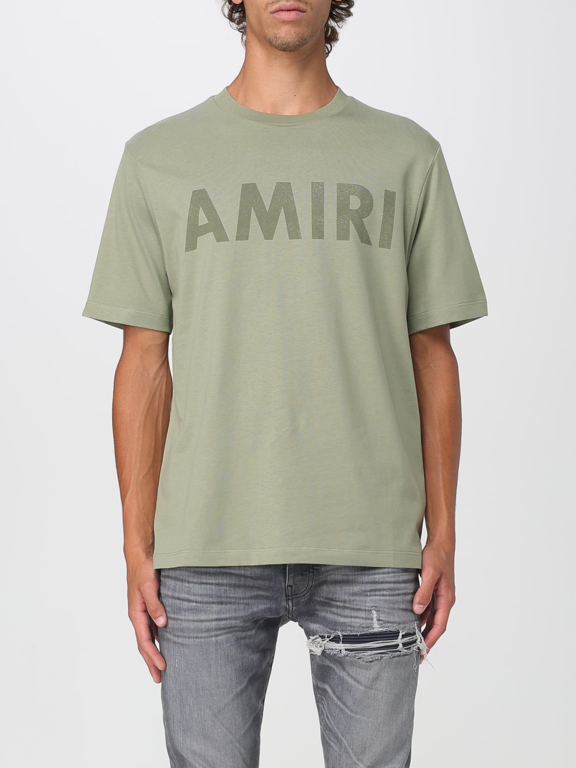 AMIRI T-SHIRT: T-shirt men Amiri, Green - Img 1