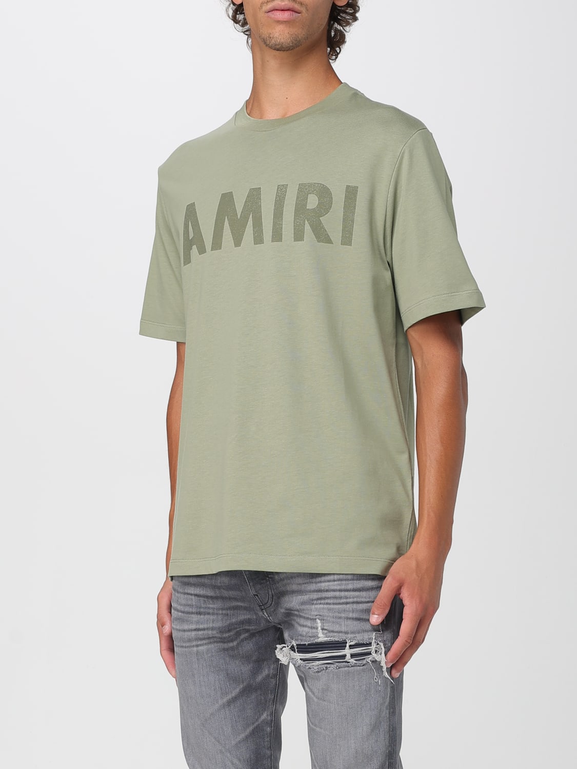 AMIRI T-SHIRT: T-shirt men Amiri, Green - Img 3