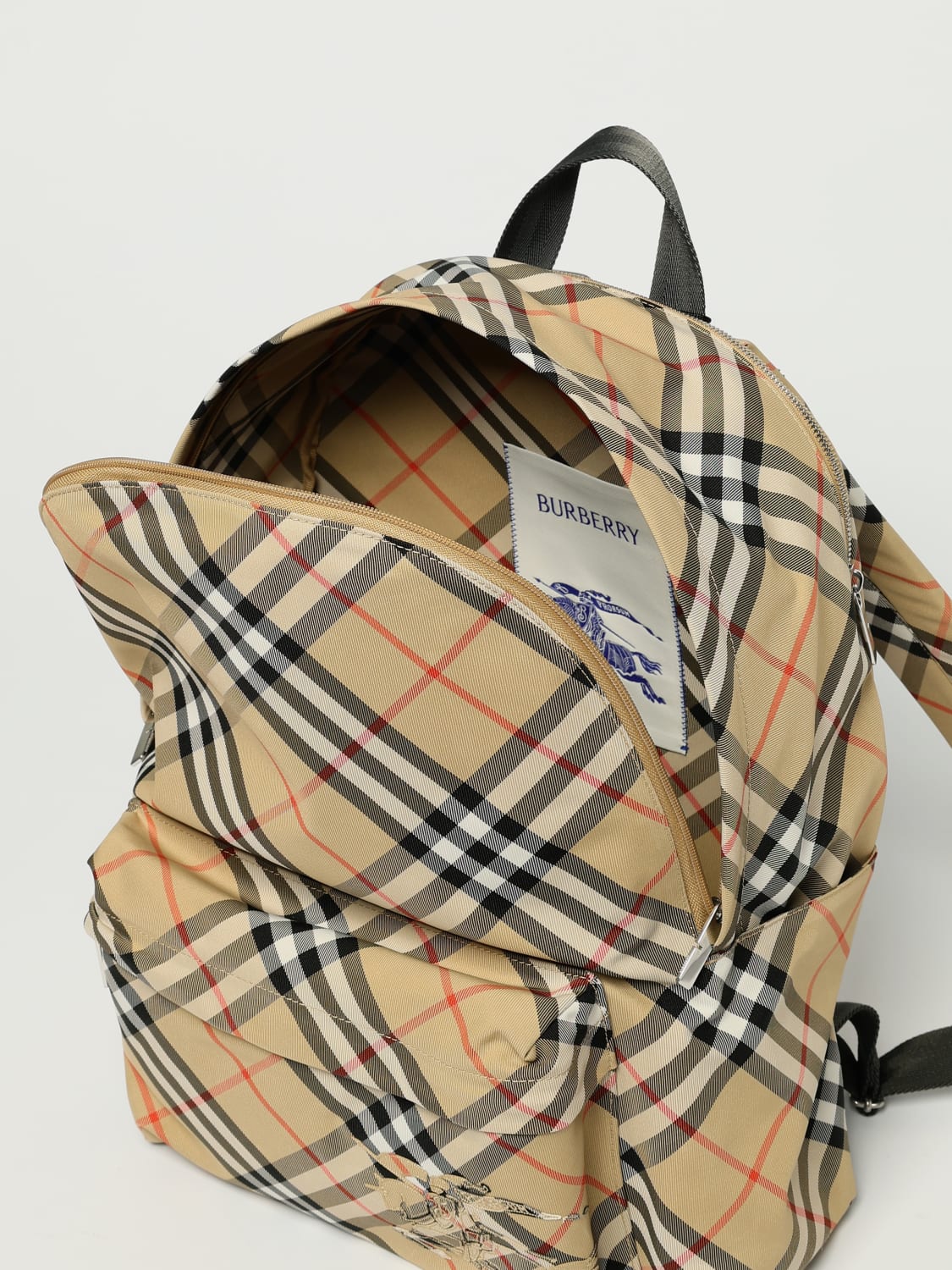 BURBERRY BACKPACK: Backpack men Burberry, Multicolor - Img 5