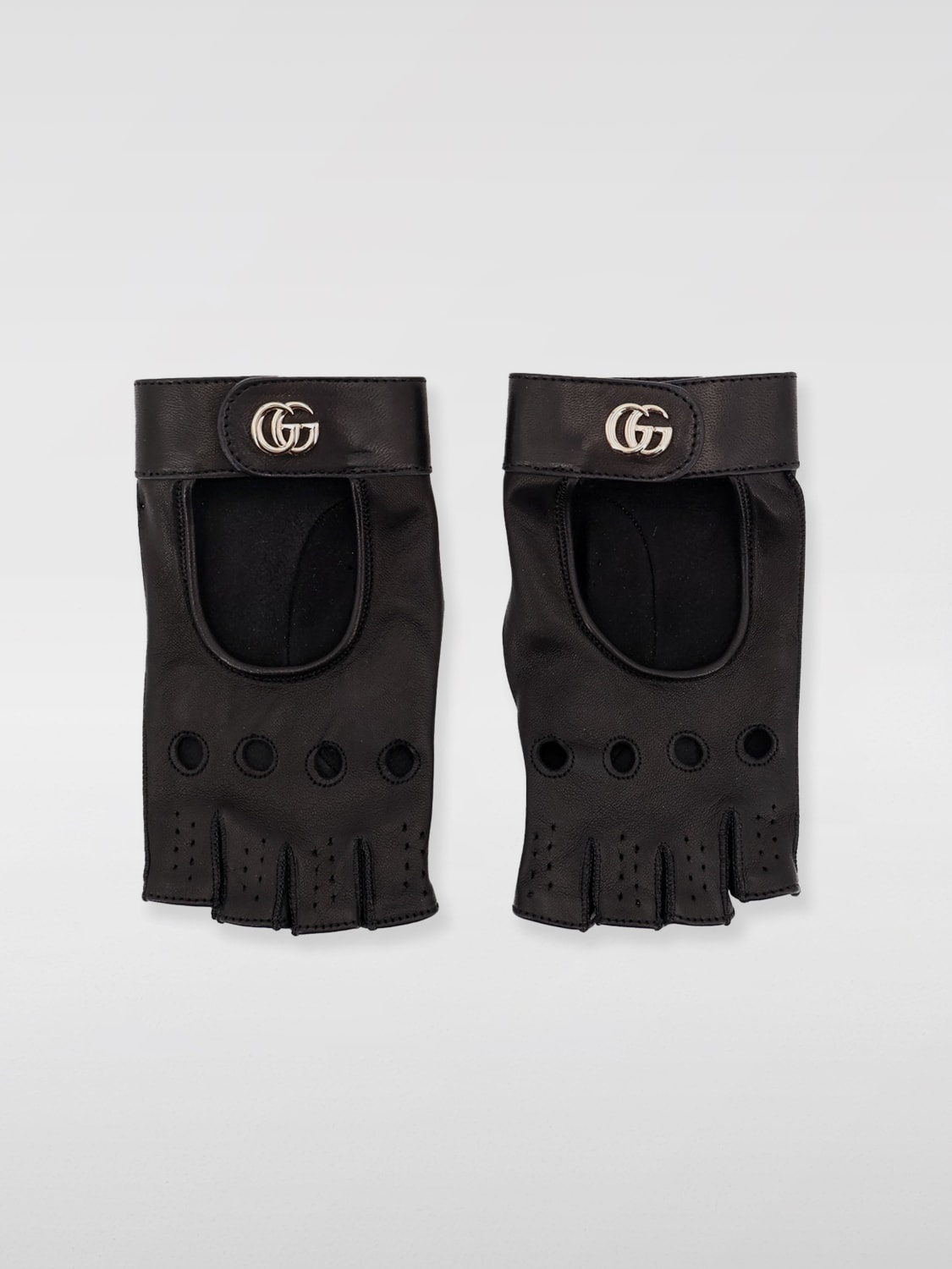 手袋 GUCCI Woman Gloves Black 8280403SAI1 1000 GUCCI: Gloves woman - Black | Gucci gloves 8280403SAI1