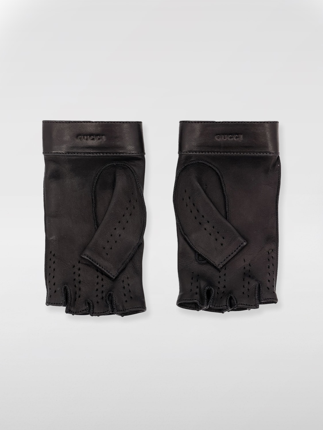 手袋 GUCCI Woman Gloves Black 8280403SAI1 1000 GUCCI: Gloves woman - Black | Gucci gloves 8280403SAI1