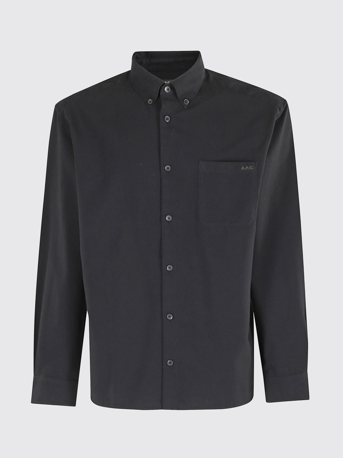 A.P.C. SHIRT: A.P.C. men's shirt, Black - Img 1