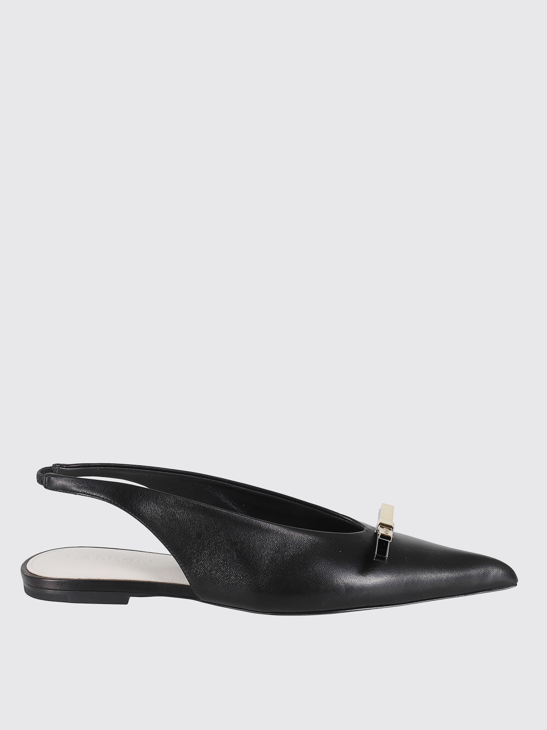 フラットシューズ LANVIN Woman Ballet flats Black FSMA03NAPA 10 LANVIN: Shoes woman - Black | Lanvin ballet flats FSMA03NAPA