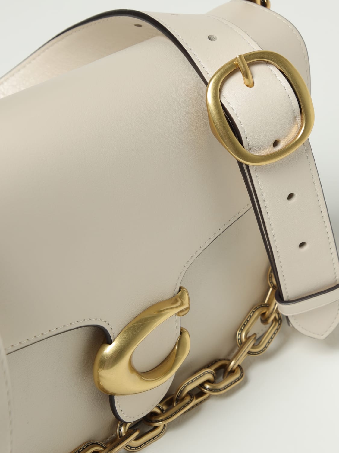 COACH SHOULDER BAG: Crossbody bags woman Coach, White - Img 3