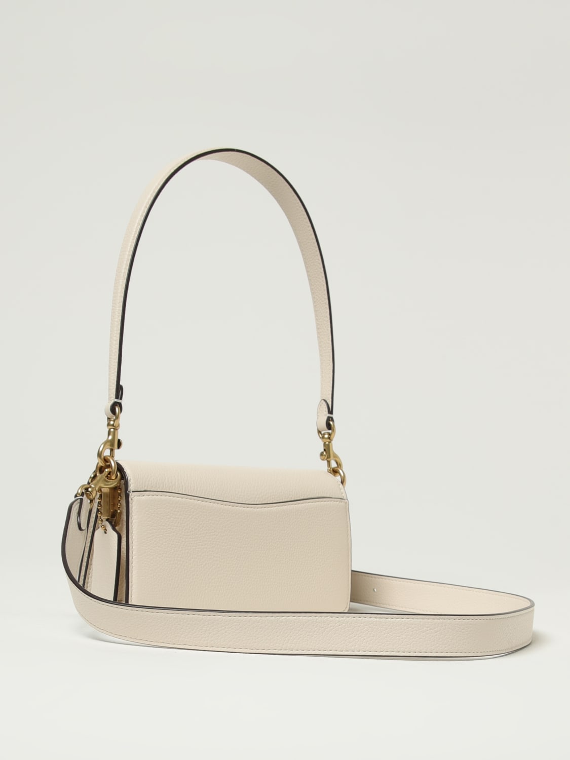 COACH MINI BAG: Crossbody bags woman Coach, White - Img 2