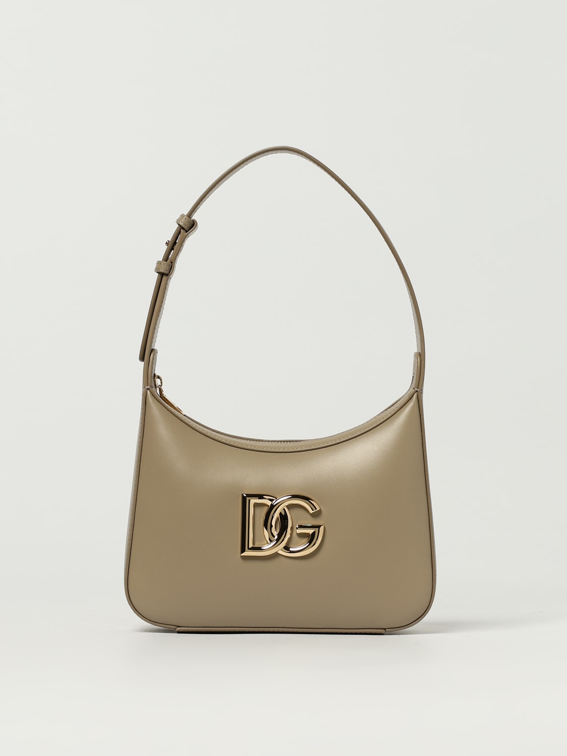 DOLCE & GABBANA BOLSO DE HOMBRO: Bandolera mujer Dolce & Gabbana, Beige - Img 1