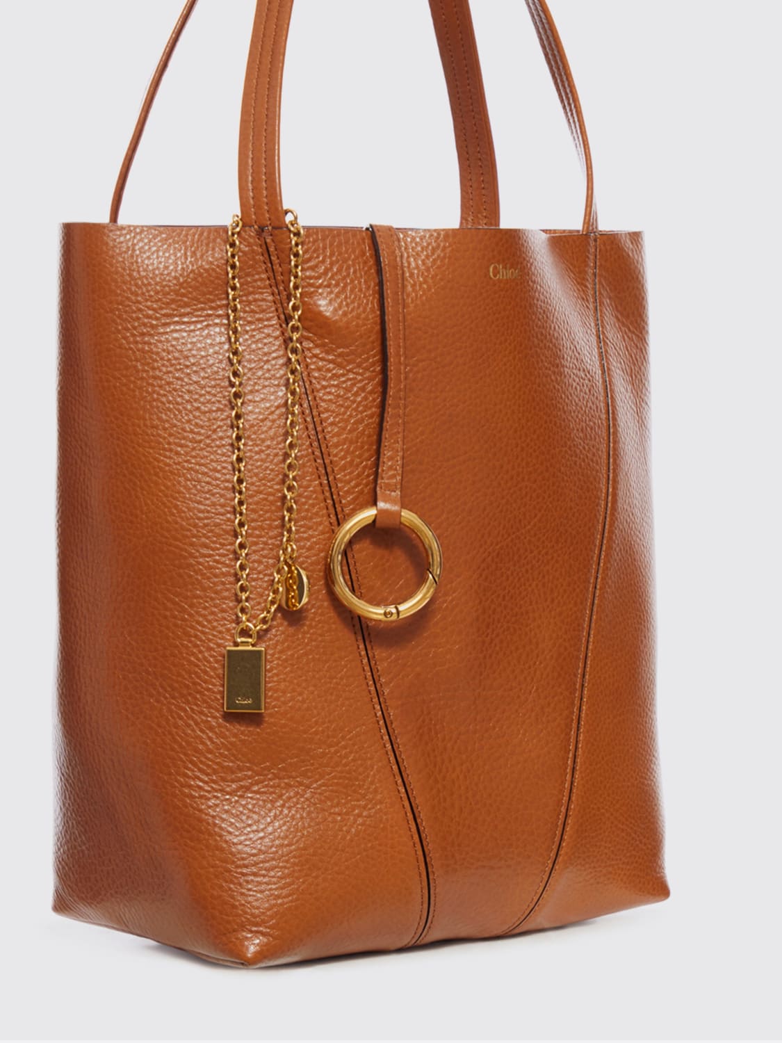 CHLOÉ MINI SAC: Sac porté main femme ChloÉ, Terre - Img 3