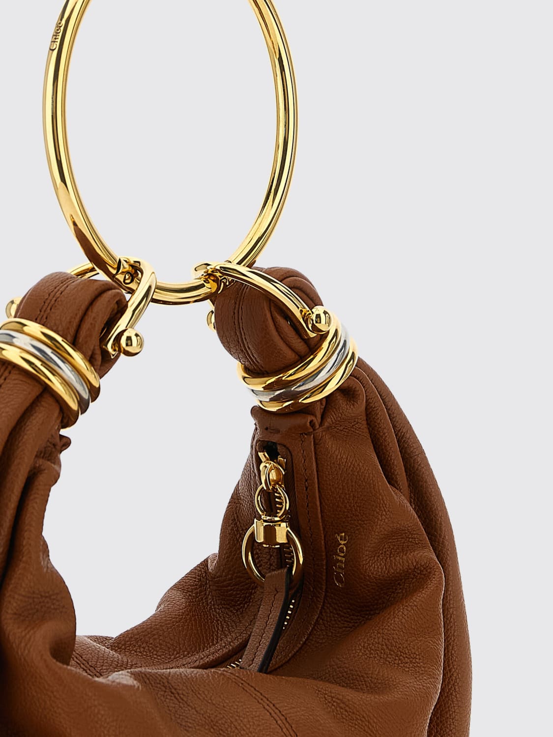 CHLOÉ SAC À MAIN: Sac porté main femme ChloÉ, Marron - Img 3
