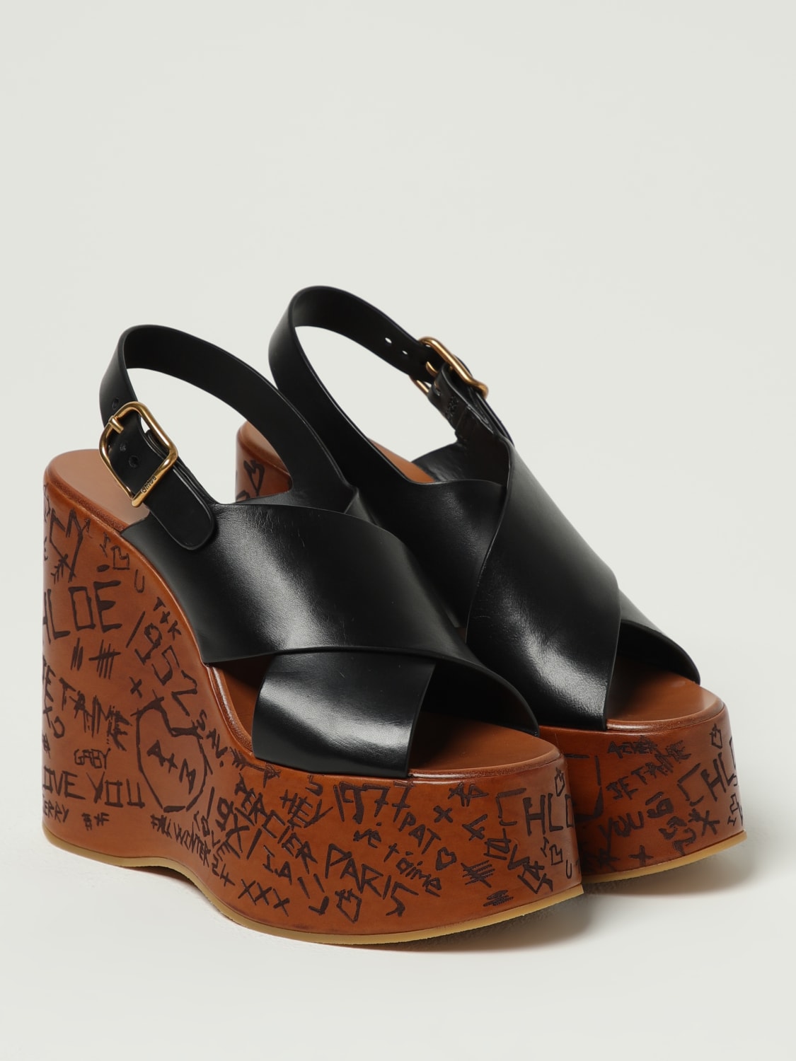 CHLOÉ HEELED SANDAL: Shoes woman ChloÉ, Black - Img 2