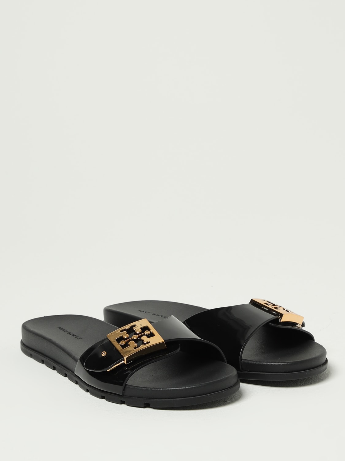 シューズ・サンダルその他 TORY BURCH Woman Flat sandals Black 157872 001 TORY BURCH Woman Flat sandals Black 157872 001