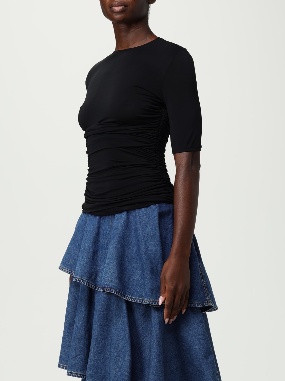 ALAÏA T-SHIRT: T-shirt woman AlaÏa, Black - Img 4