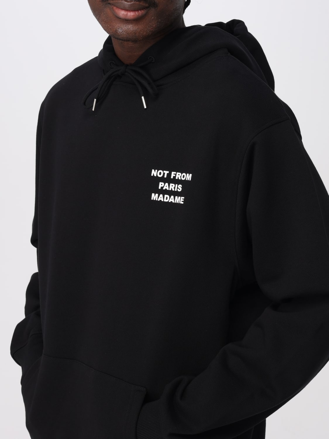 DRÔLE DE MONSIEUR SWEATSHIRT: Sweatshirt men Drôle De Monsieur, Black - Img 3