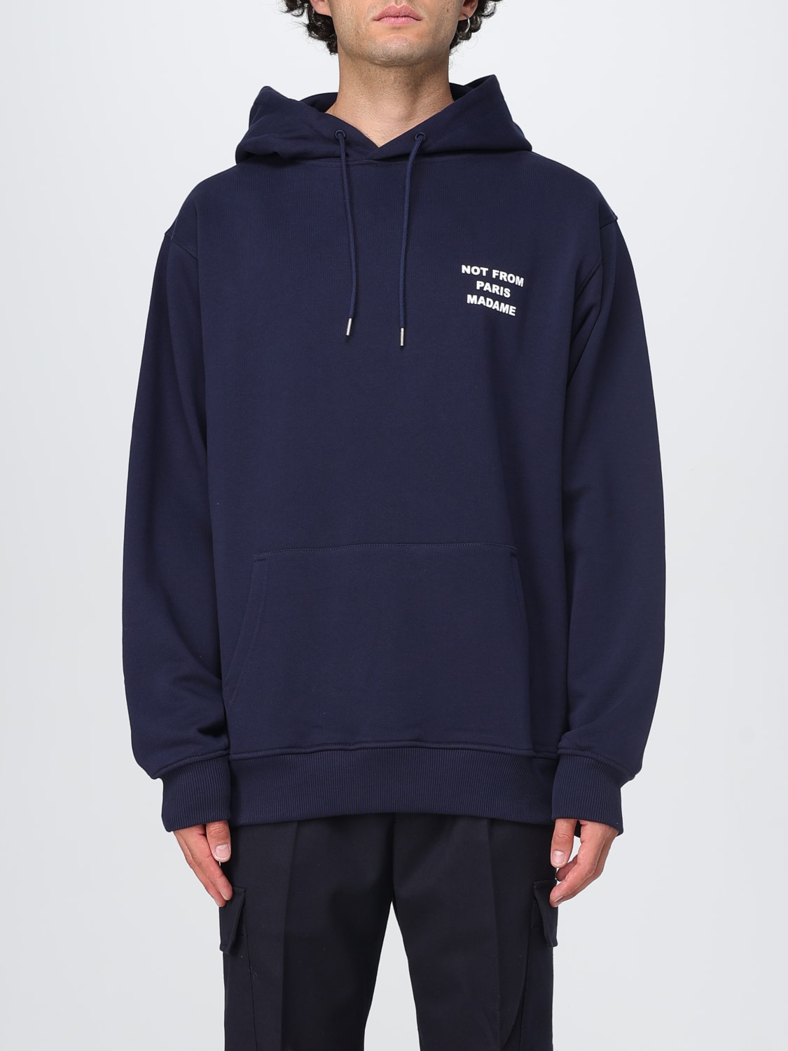 DRÔLE DE MONSIEUR SWEATSHIRT: Sweatshirt herren Drôle De Monsieur, Navy - Img 1