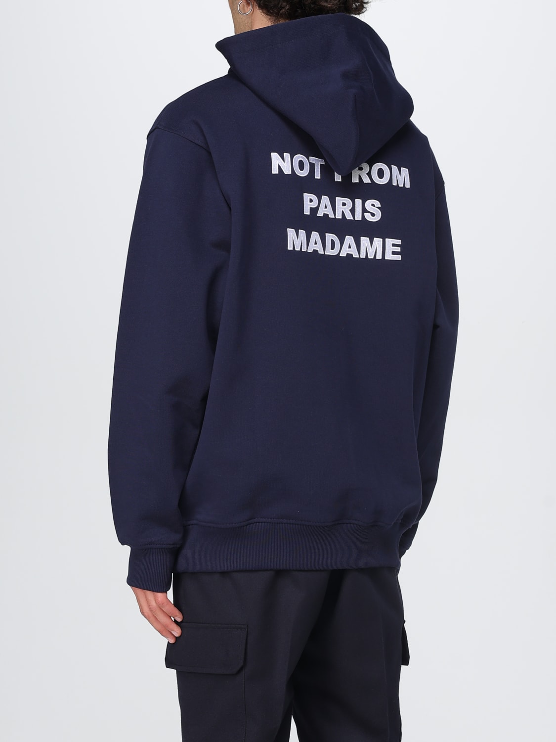 DRÔLE DE MONSIEUR SWEATSHIRT: Sweatshirt herren Drôle De Monsieur, Navy - Img 2