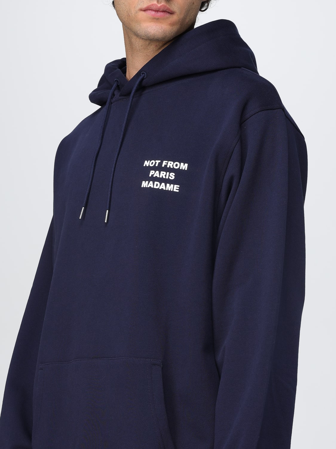 DRÔLE DE MONSIEUR SWEATSHIRT: Sweatshirt herren Drôle De Monsieur, Navy - Img 3