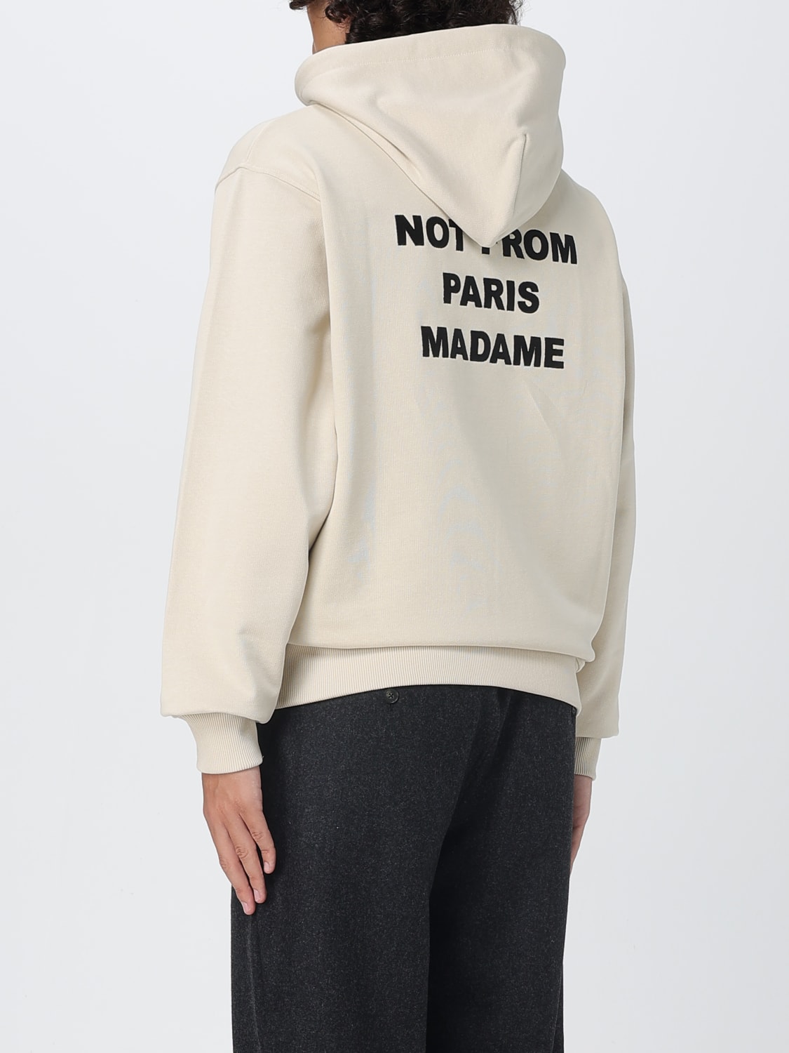 DRÔLE DE MONSIEUR SWEATSHIRT: Sweatshirt men Drôle De Monsieur, Mastic - Img 2