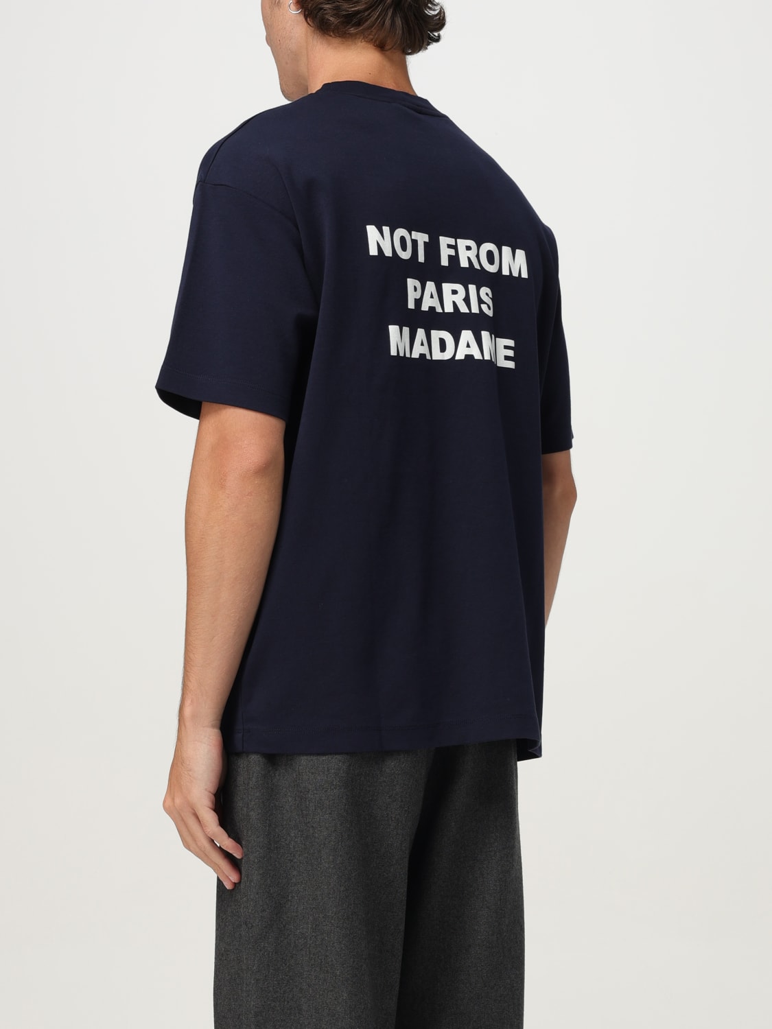 DRÔLE DE MONSIEUR T-SHIRT: T-shirt herren Drôle De Monsieur, Blau - Img 2