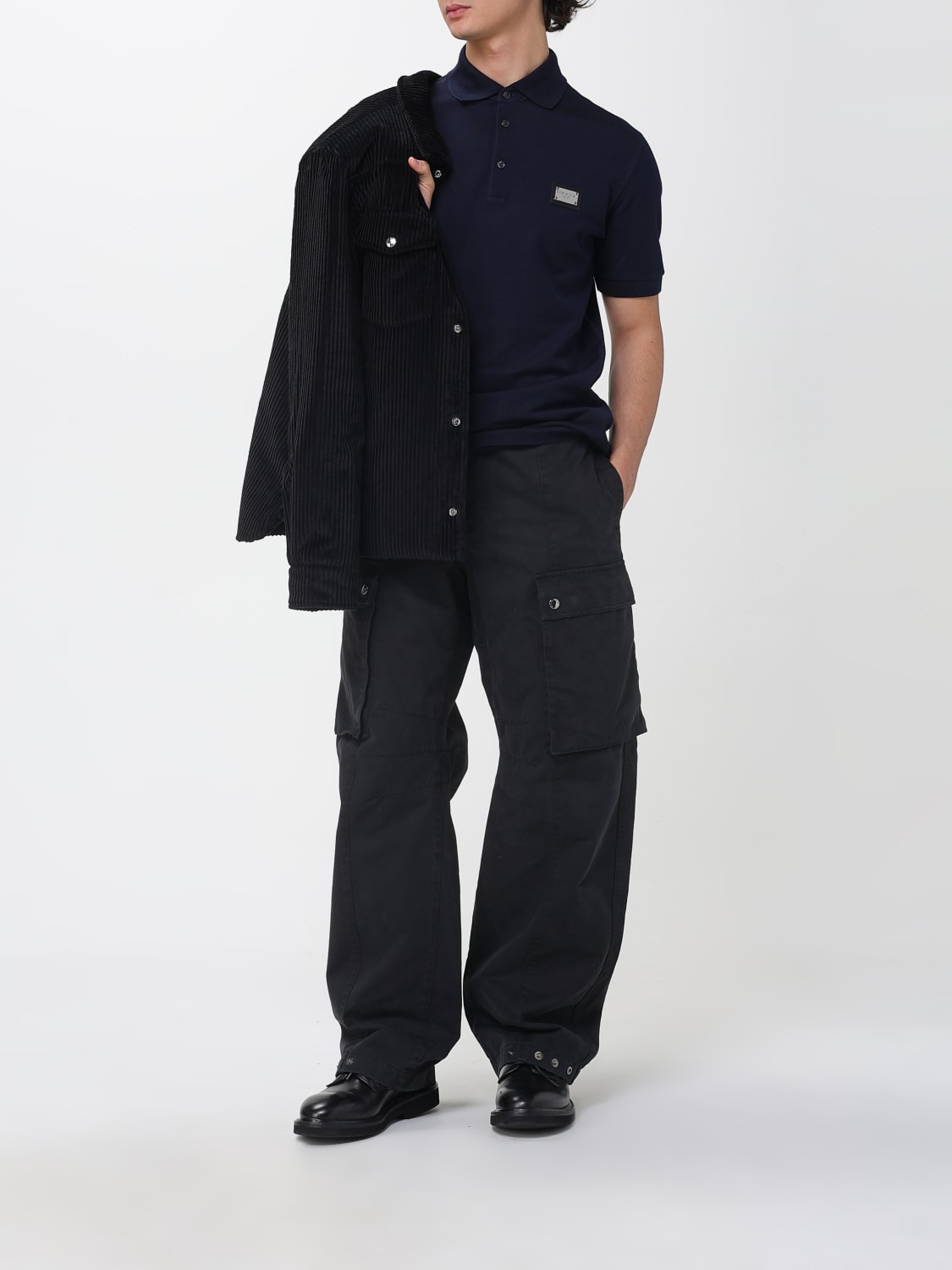 DOLCE & GABBANA POLO: Polo herren Dolce & Gabbana, Blau - Img 2