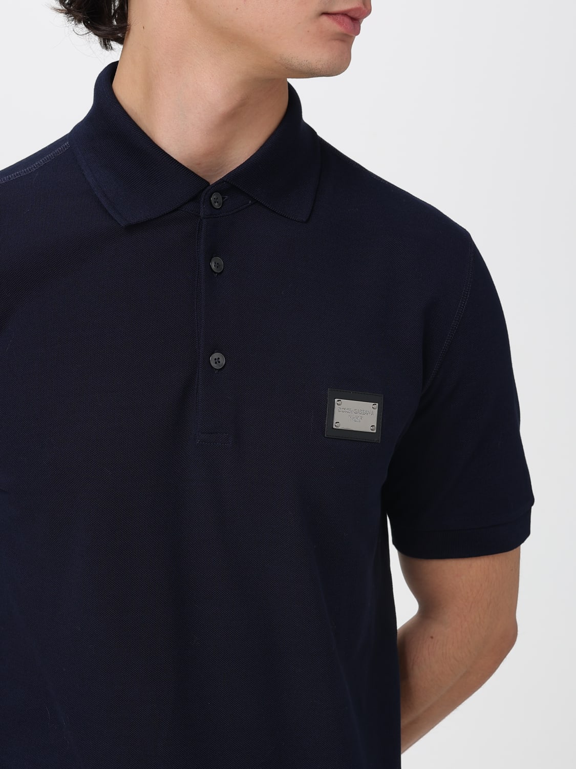 DOLCE & GABBANA POLO: Polo herren Dolce & Gabbana, Blau - Img 5
