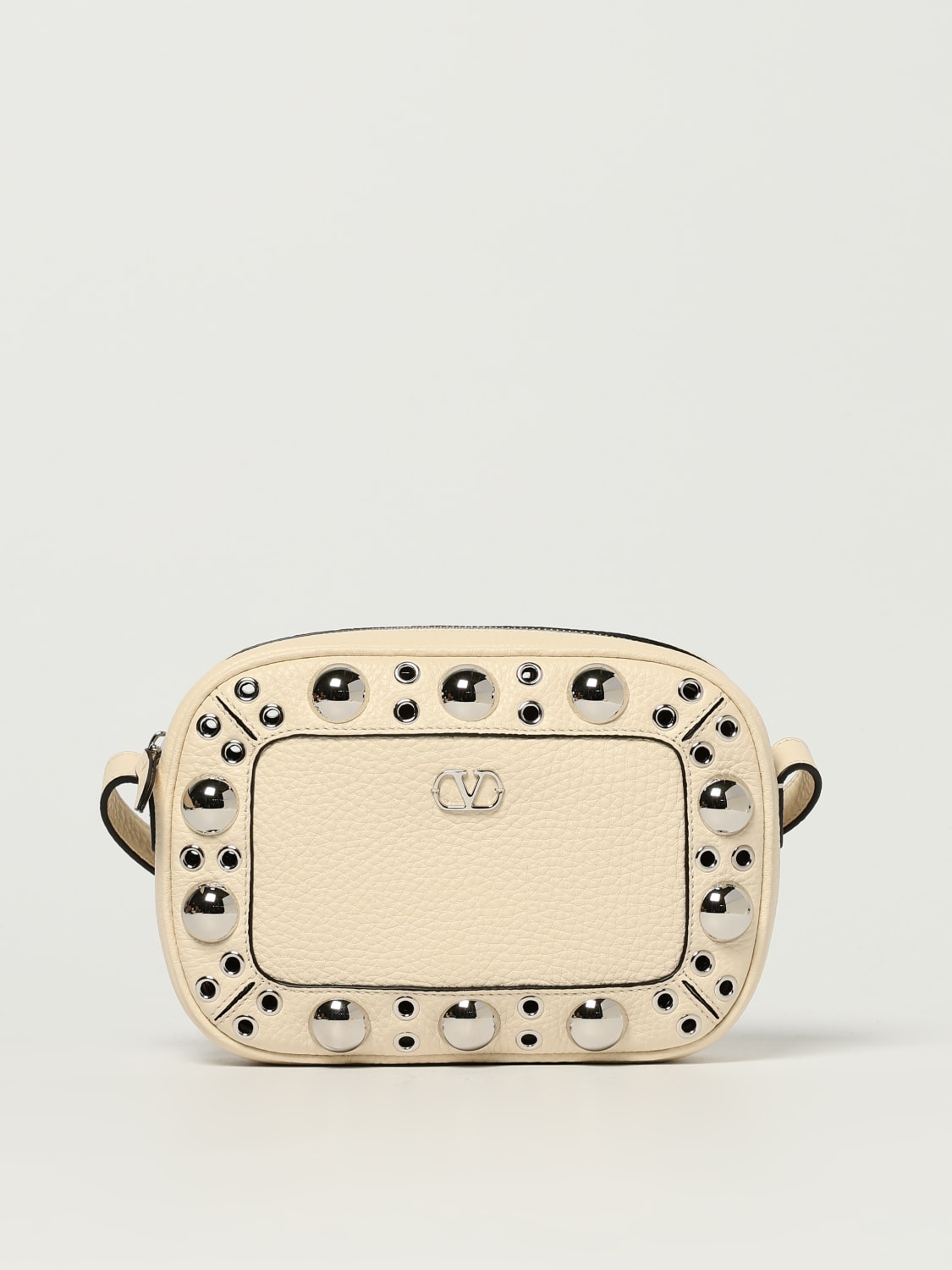 VALENTINO GARAVANI MINI BAG: Shoulder bag woman Valentino Garavani, White - Img 1