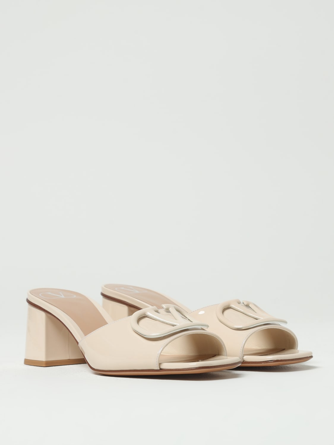 VALENTINO GARAVANI SANDALIAS DE TACÓN: Zapatos mujer Valentino Garavani, Marfil - Img 2